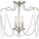 Stratham 4 Light 19 inch Brushed Nickel Semi-Flush Mount Convertible Ceiling Light, Design Series