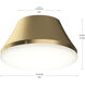 Avra 2 Light 11 inch Brushed Gold Flush Mount Ceiling Light