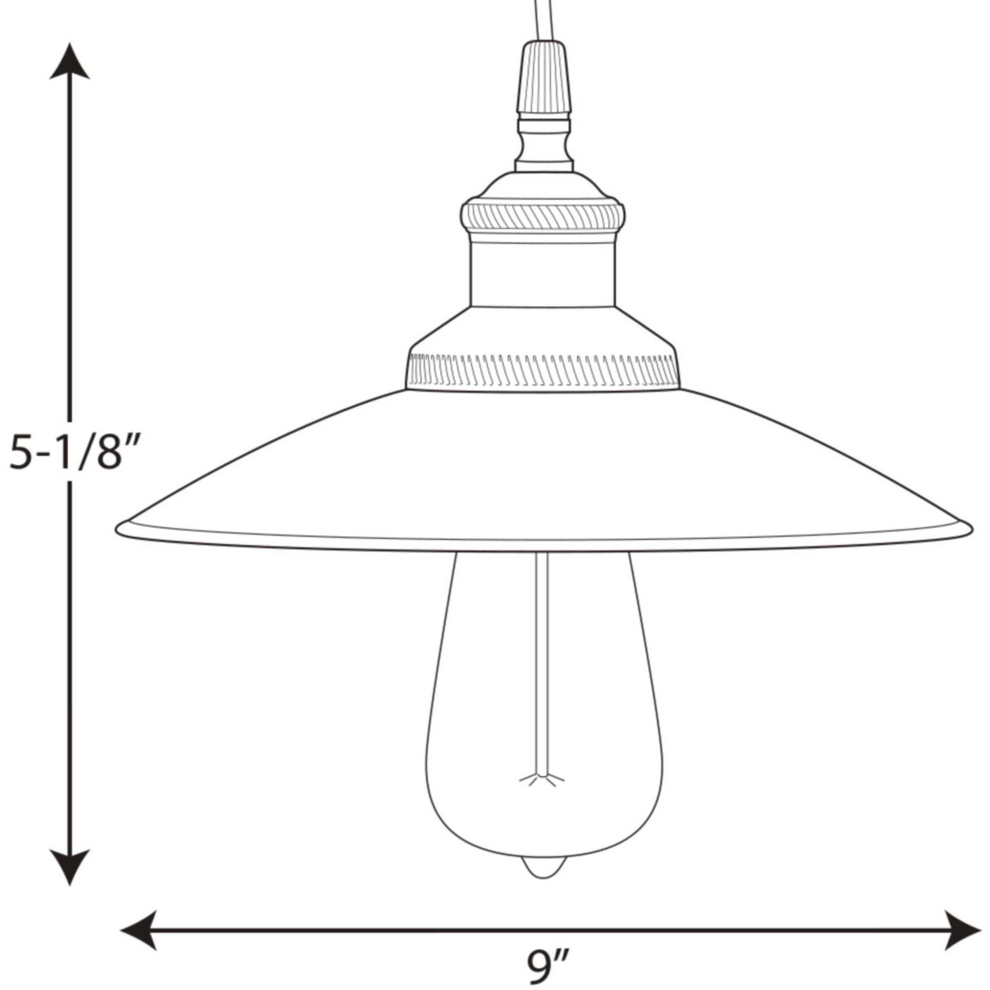 Archives 1 Light 9 inch Antique Bronze Mini-Pendant Ceiling Light