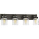 Calhoun 4 Light 30 inch Antique Bronze Bath Vanity Wall Light