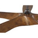 Vernal 60 inch Koa Woodgrain with Woodgrain Blades Outdoor Smart Ceiling Fan, Progress LED