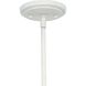 Pinellas 3 Light 12 inch White Plaster Pendant Ceiling Light, Design Series