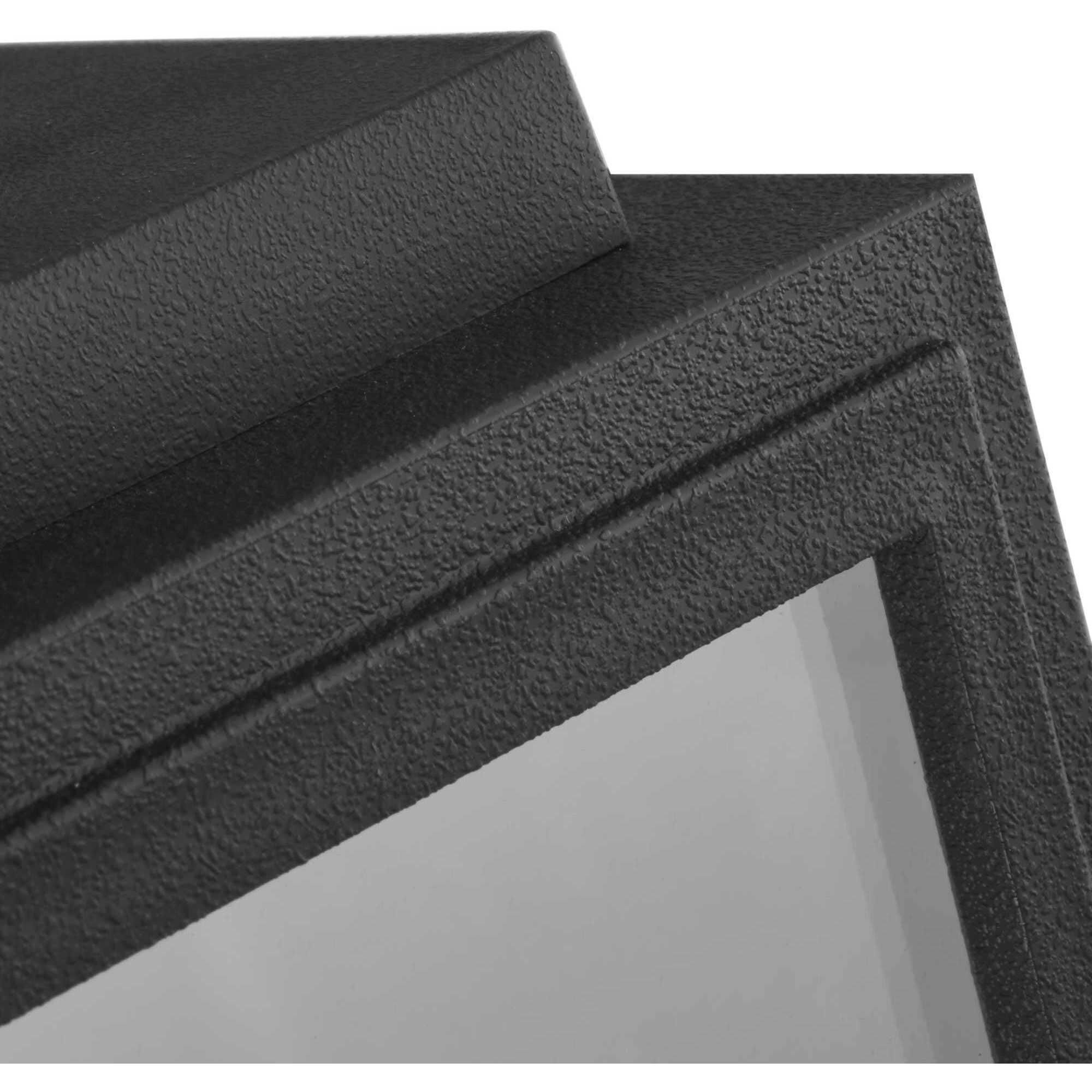 Grandbury 1 Light 14 inch Textured Black Outdoor Wall Lantern, with DURASHIELD, Medium