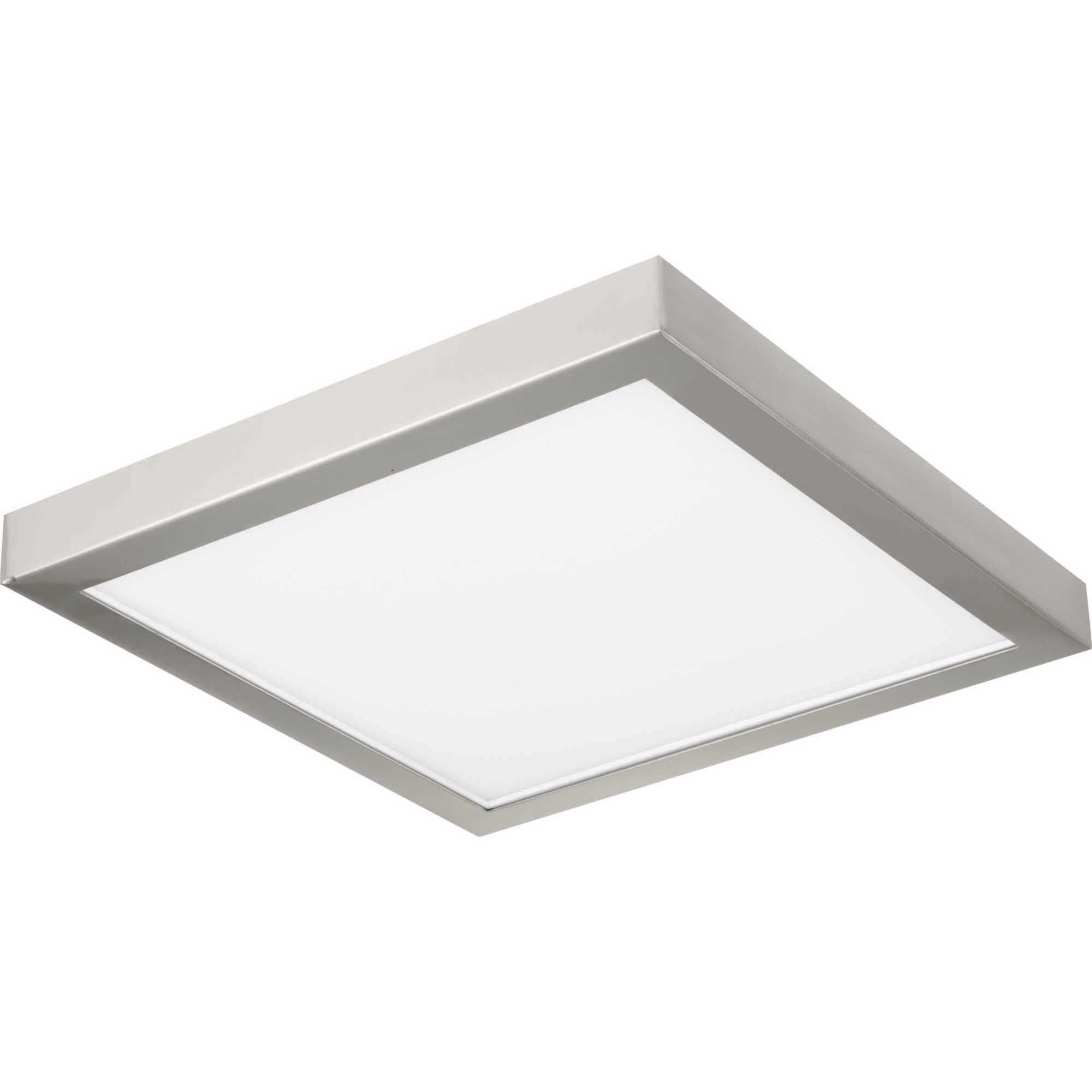 Everlume LED 11 inch White Edgelit Square Flush Mount Ceiling Light, Progress LED