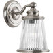 Radiance 1 Light 6 inch Brushed Nickel Bath Vanity Wall Light