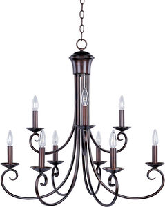 Loft 9 Light 29.50 inch Chandelier
