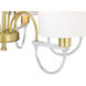 Rigsby 9 Light 36 inch Vintage Gold Chandelier Ceiling Light, Design Series