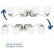 Kene 4 Light 31 inch Brushed Nickel Bath Vanity Wall Light