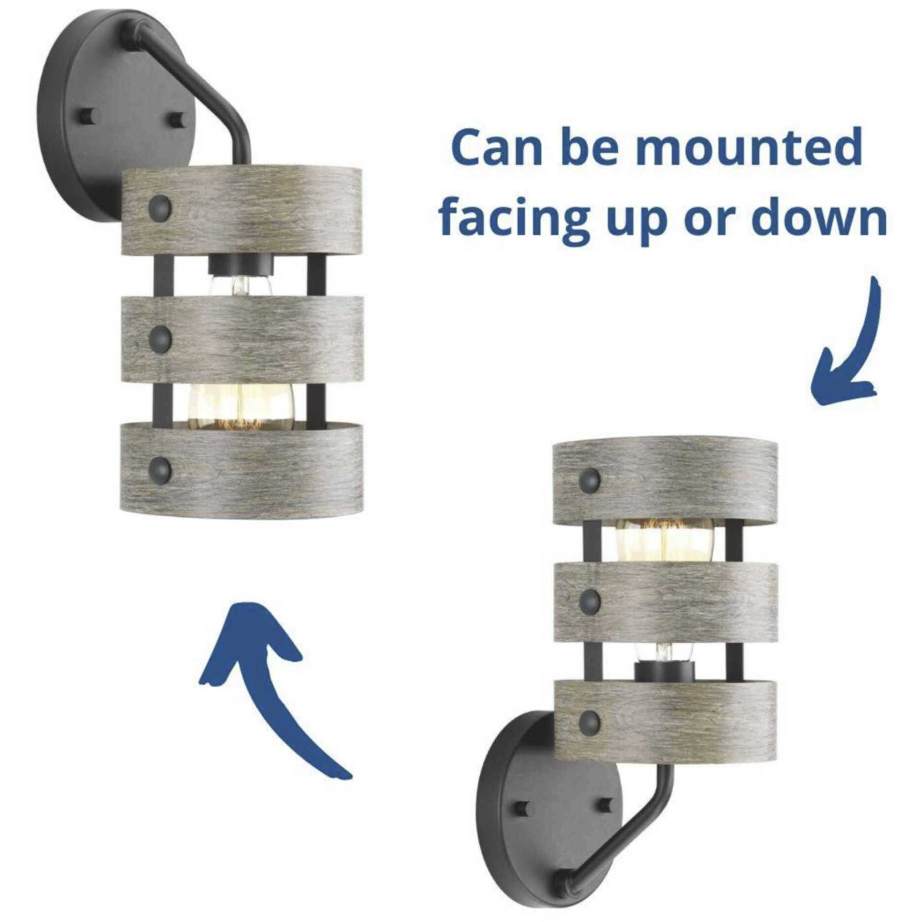 Gulliver 1 Light 6 inch Graphite Bath Vanity Wall Light