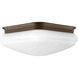 Led Square LED 9.5 inch Antique Bronze Flush Mount Ceiling Light