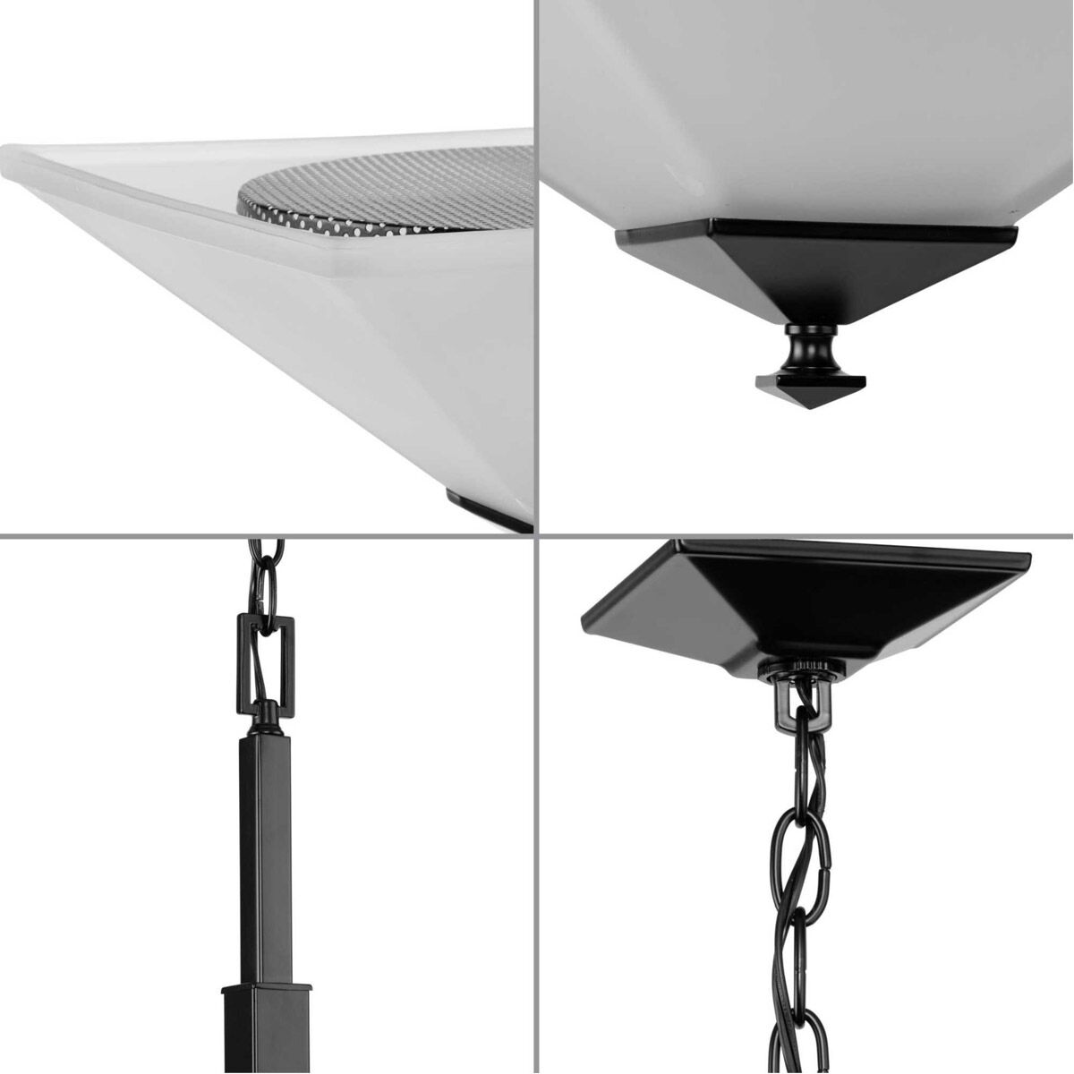 Clifton Heights 2 Light 16 inch Matte Black Pendant Ceiling Light