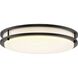 Abide LED LED 14 inch Matte Black Flush Mount Ceiling Light, Medium, Progress LED