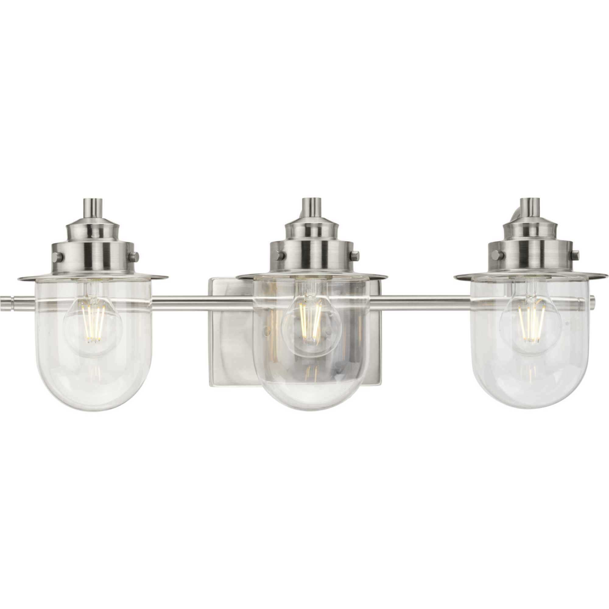 Northlake 3 Light 24 inch Brushed Nickel Bath Light Wall Light