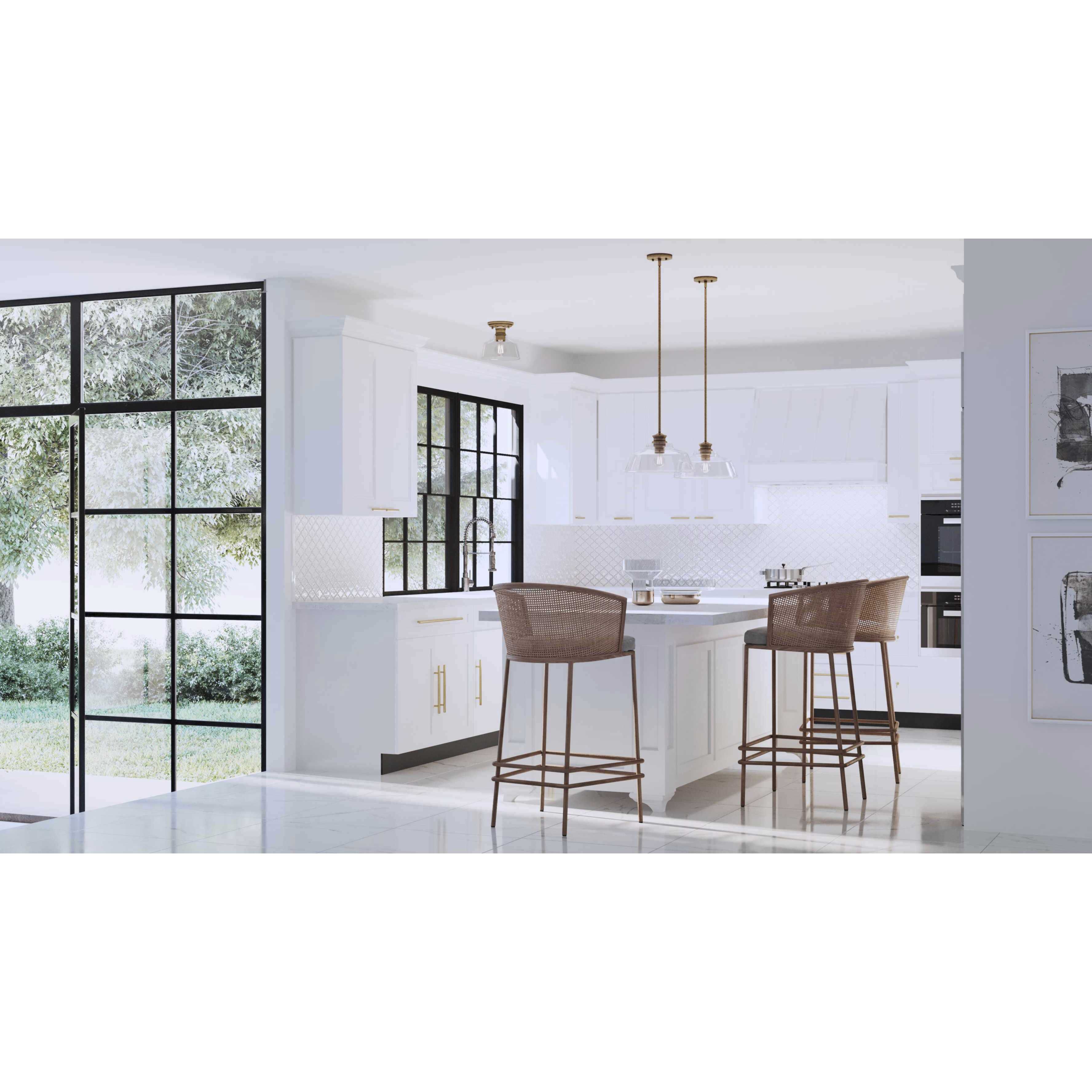 Singleton 1 Light 14 inch Vintage Brass Pendant Ceiling Light