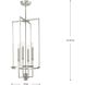 Elara 4 Light 15 inch Brushed Nickel Foyer Light Ceiling Light