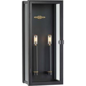 Stature 2 Light 21 inch Oil Rubbed Bronze Outdoor Wall Lantern