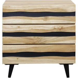 Cevilla Light Brown and Black Chest