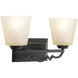 Meeting Street 2 Light 16 inch Forged Black Bath Vanity Wall Light