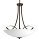 Merge 3 Light 20 inch Antique Bronze Inverted Foyer Pendant Ceiling Light