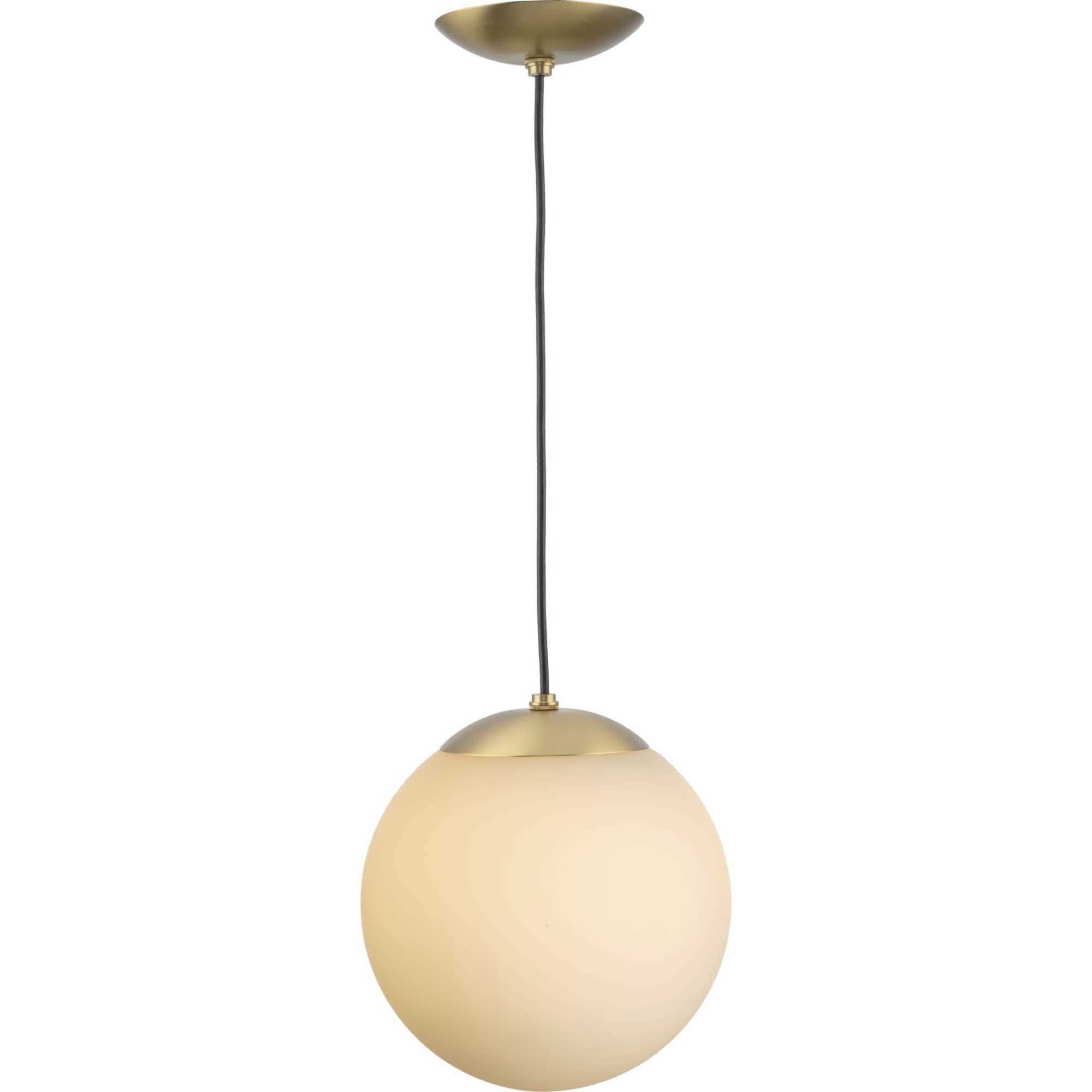 Atwell 1 Light 10 inch Brushed Bronze Pendant Ceiling Light, Medium