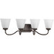 Keats 4 Light 29.38 inch Antique Bronze Bath Vanity Wall Light