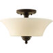Applause 2 Light 14 inch Antique Bronze Flush Mount Ceiling Light