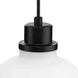 Garris 1 Light 8 inch Matte Black Mini Pendant Ceiling Light