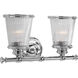 Radiance 2 Light 15 inch Polished Chrome Bath Vanity Wall Light