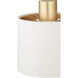 Rigsby 3 Light 18 inch Vintage Gold Semi-Flush Mount Convertible Ceiling Light, Design Series