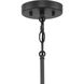 Silva 3 Light 22 inch Matte Black Pendant Ceiling Light, Design Series