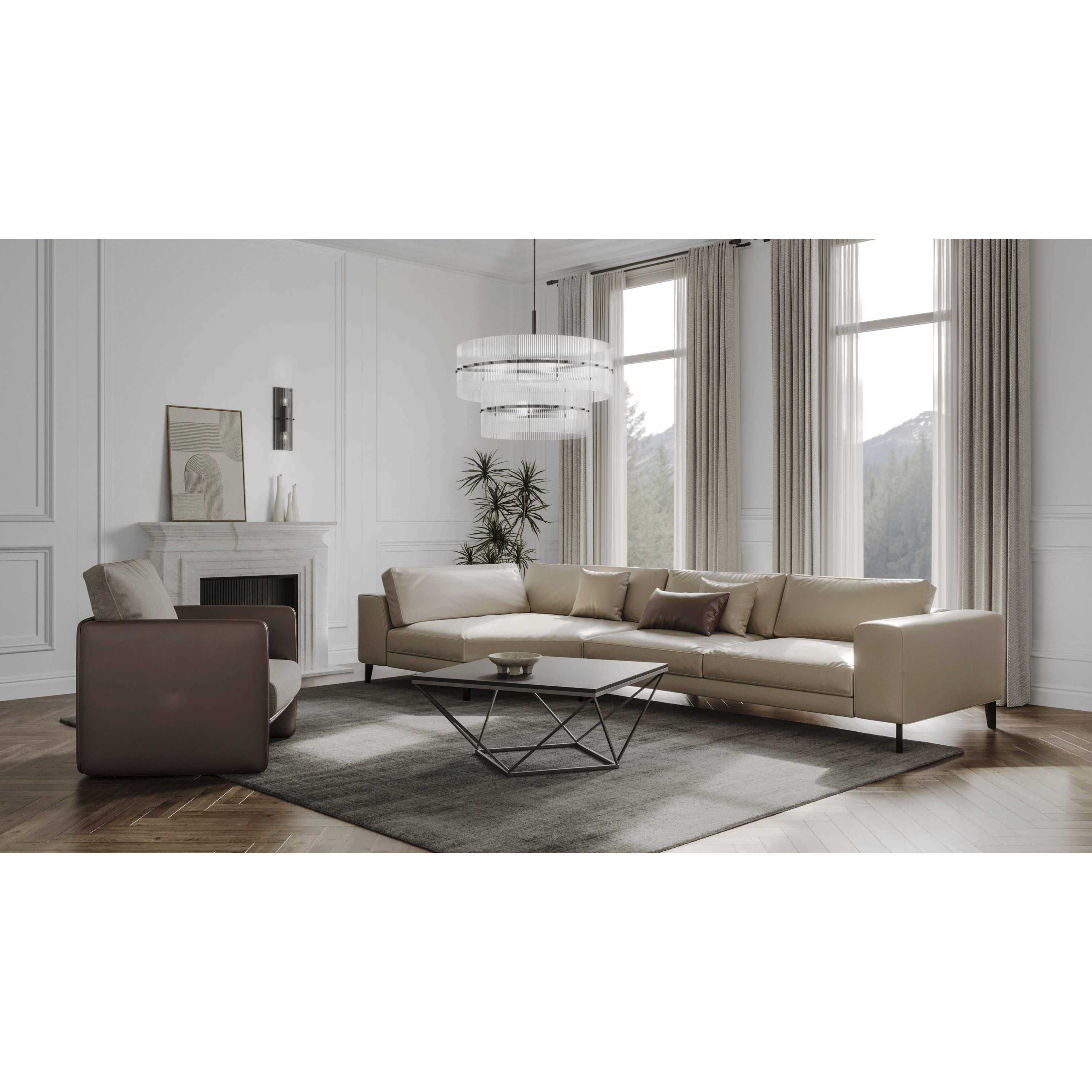 Seville 9 Light 37.87 inch Matte Black Chandelier Ceiling Light, Design Series