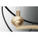 Landree 8 Light 23 inch Matte Black Foyer Pendant Ceiling Light