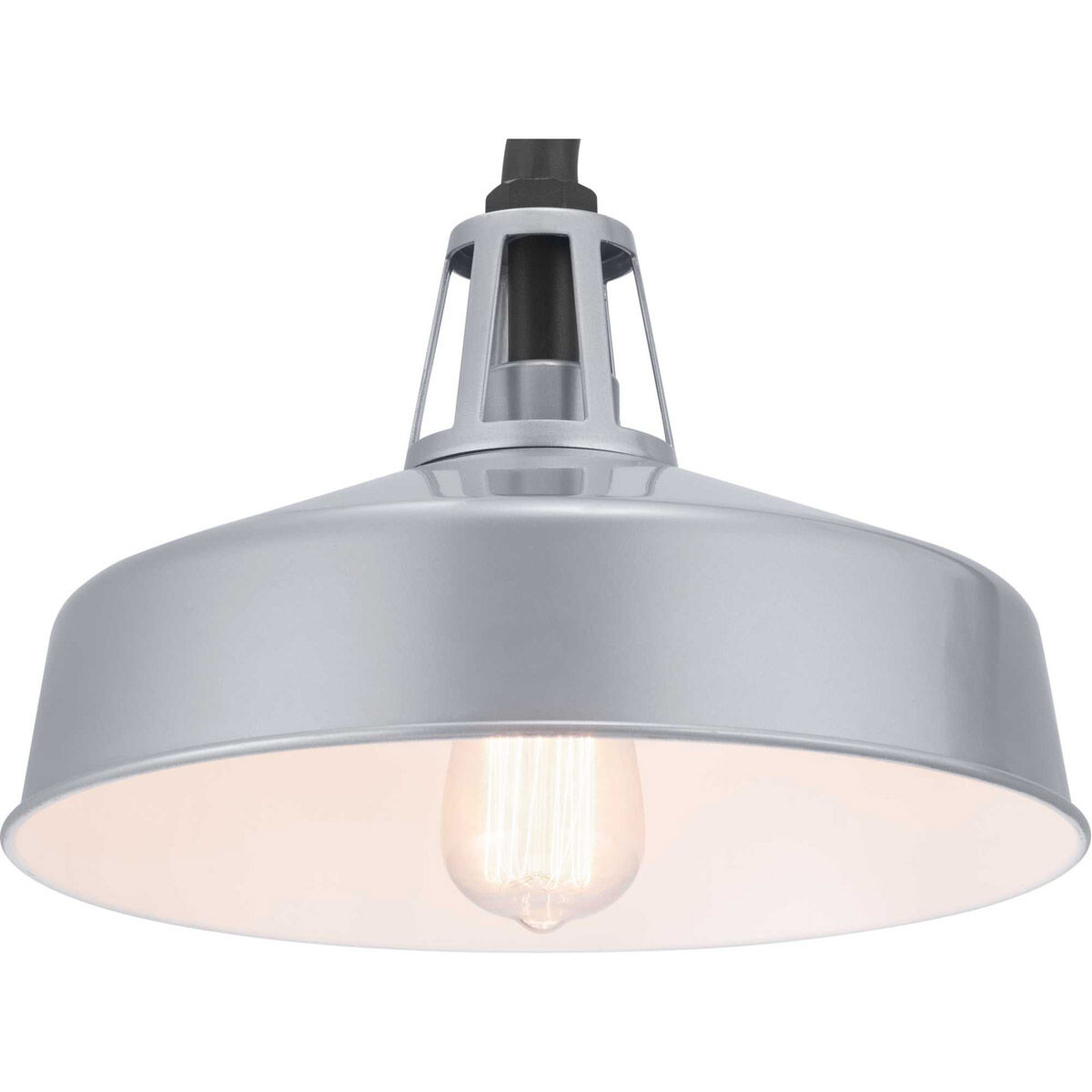 Cedar Springs 1 Light 11 inch Metallic Gray Outdoor Wall Lantern, Extra Large