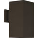 Square 1 Light 6.00 inch Outdoor Wall Light
