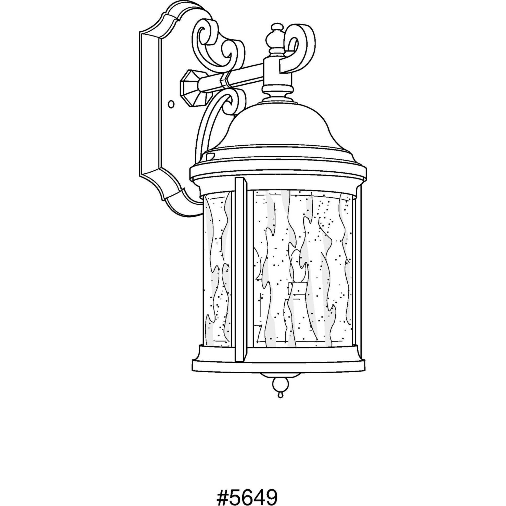Ashmore 2 Light 15 inch Textured Black Outdoor Wall Lantern