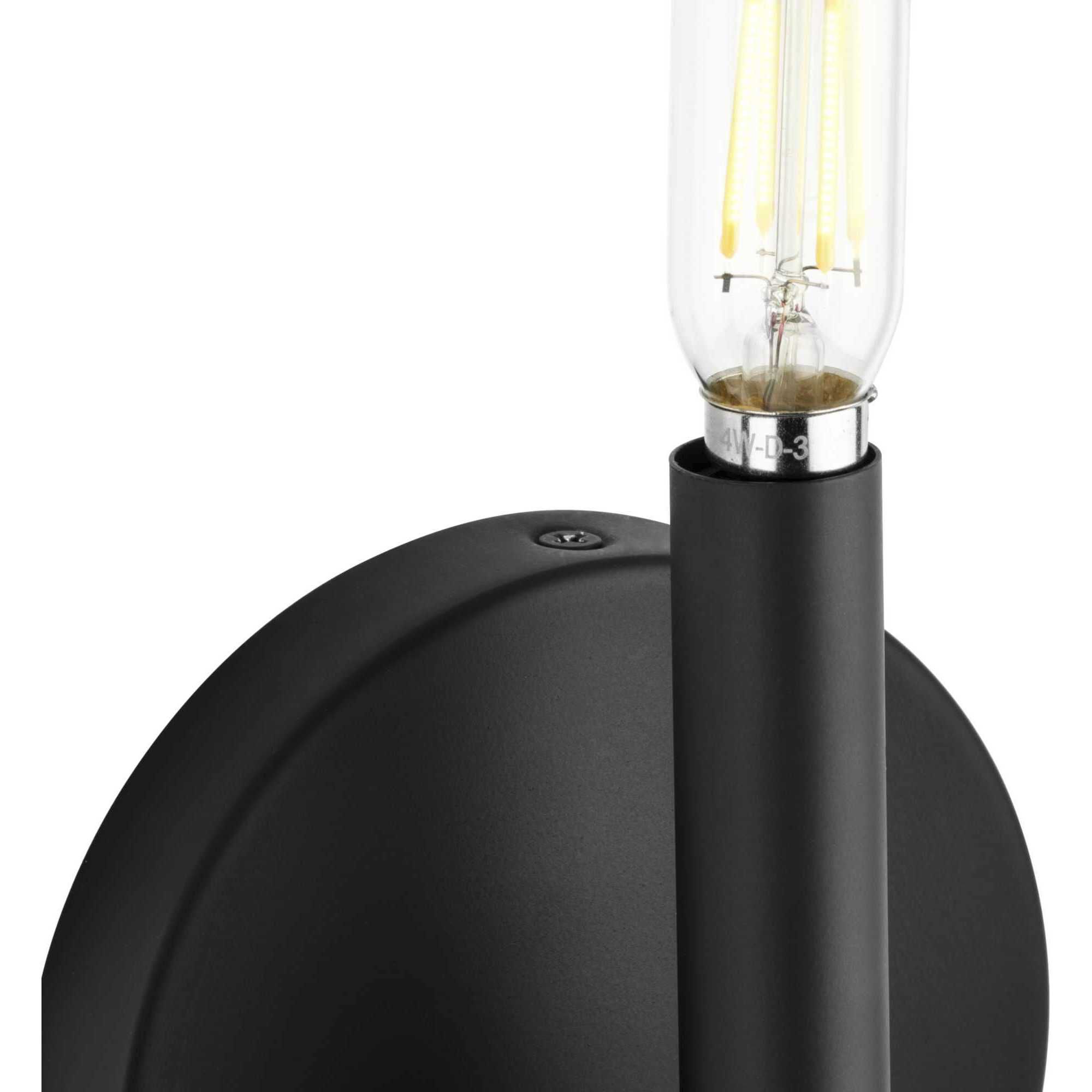 Breckenridge 1 Light 3 inch Matte Black ADA Wall Bracket Wall Light, Design Series