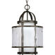 Bay Court 1 Light 11.75 inch Antique Bronze Foyer Pendant Ceiling Light