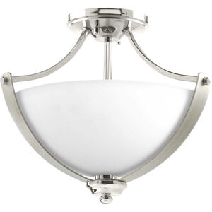 Noma 2 Light 16 inch Polished Nickel Semi-Flush Mount Convertible Ceiling Light, Design Series