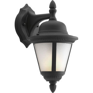 Westport 1 Light 13 inch Black Outdoor Wall Lantern in Bulbs Included, Etched Seeded