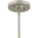 Celino Linear Chandelier Ceiling Light in Brushed Nickel
