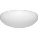 Round Clouds 1 Light 20 inch White Close-to-Ceiling Ceiling Light