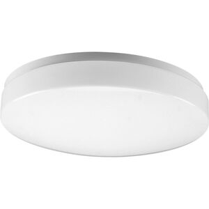 Acrylic Round 3 Light 14 inch White Flush Mount Ceiling Light