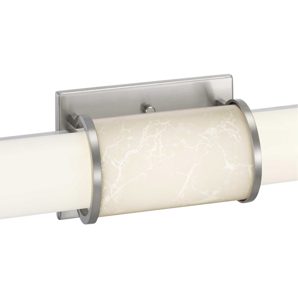 Phase 1.2 LED LED 48 inch Brushed Nickel Linear Bath Bar Wall Light, Progress LED