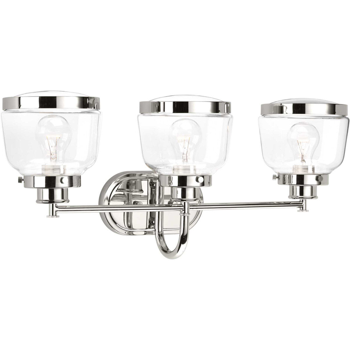 Judson 3 Light 26 inch Polished Nickel Bath Vanity Wall Light