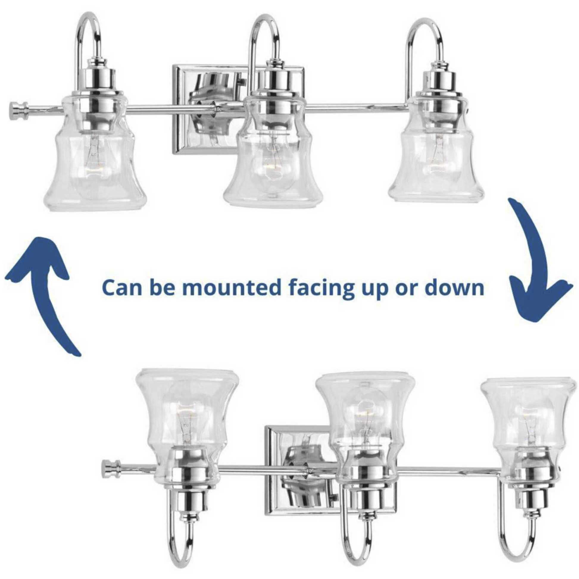 Litchfield 3 Light 24 inch Polished Chrome Bath Vanity Wall Light