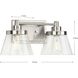 Hinton 2 Light 16 inch Brushed Nickel Bath Vanity Wall Light