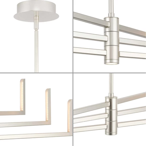 Progress Pivot Led Pivot LED LED 28.25 inch Burnished Nickel Chandelier Ceiling Light ...