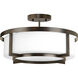 Dynamo 3 Light 21 inch Antique Bronze Pendant Ceiling Light