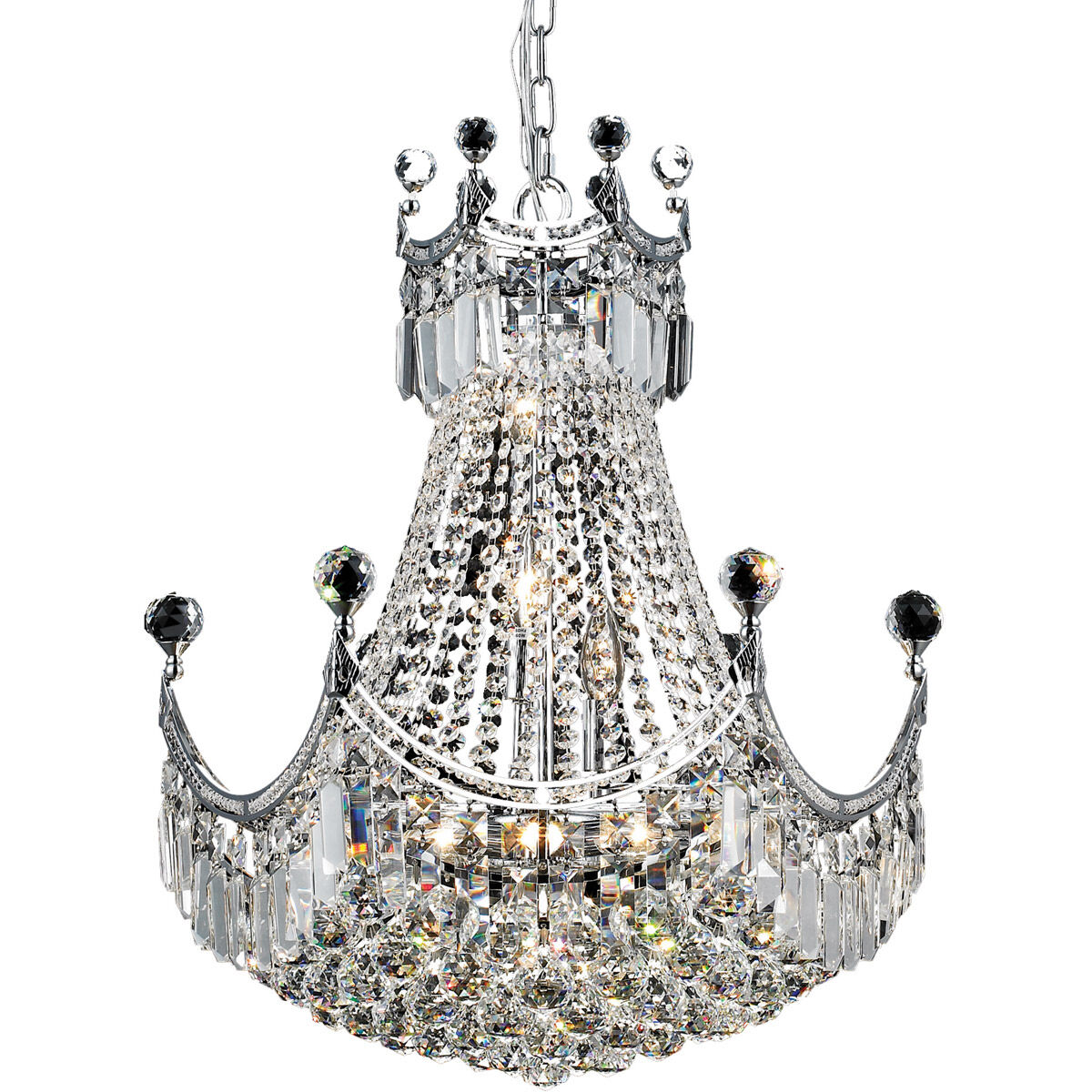 Corona 9 Light 20.00 inch Mini Chandelier