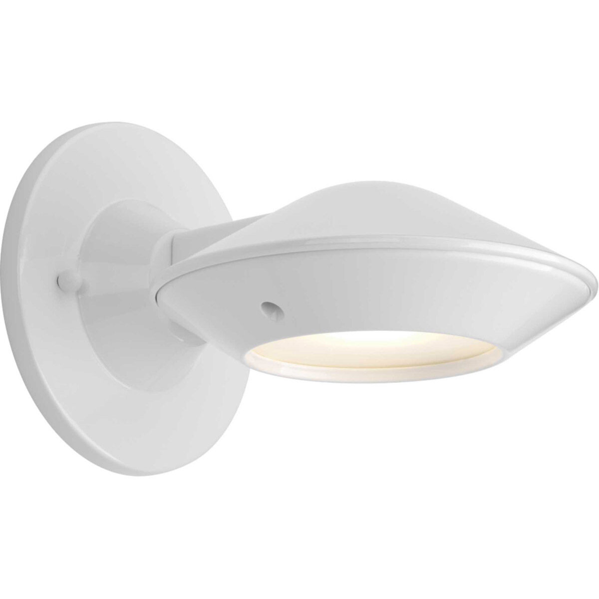 Strata LED Outdoor Wall Lantern in White, Progress LED